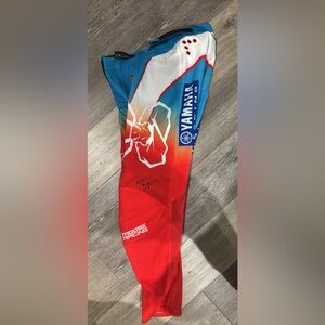 Moose Racing Men's Red and Blue Casual Pants Size 32